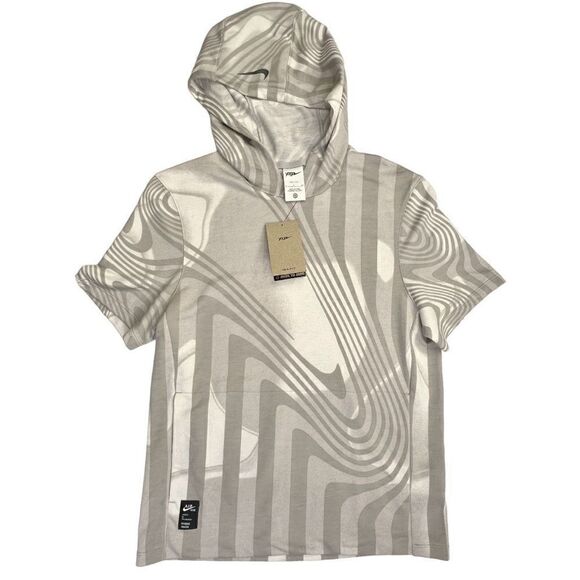 Nike Yoga Dri-fit A.I.R. Robbie Simon Training Hoodie S/S New Men’s Small Tan - Picture 5 of 16